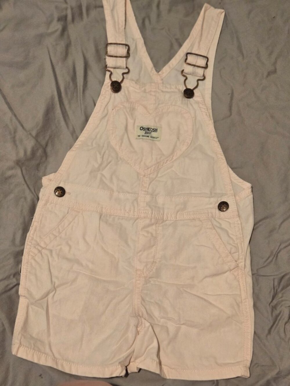 Osh Kosh Girls Pink Overalls Size 5t